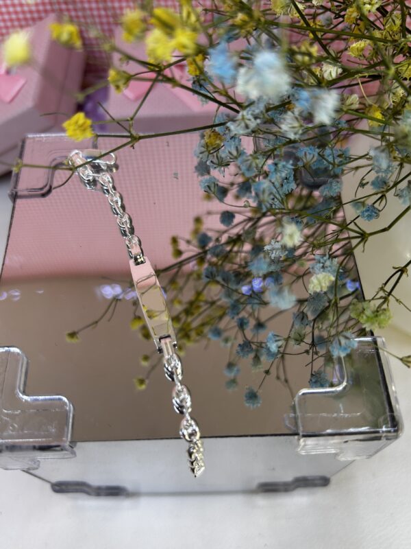 SILVER BRACELET PERSONALIZED BABY NAME - Image 2